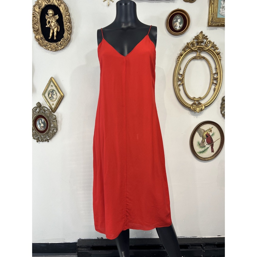 Alexander Wang Red Slip Dress Size M